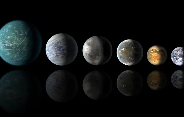 Planet, Earth, NASA, Earth, and, exoplanet, exoplanets, Kepler-22b