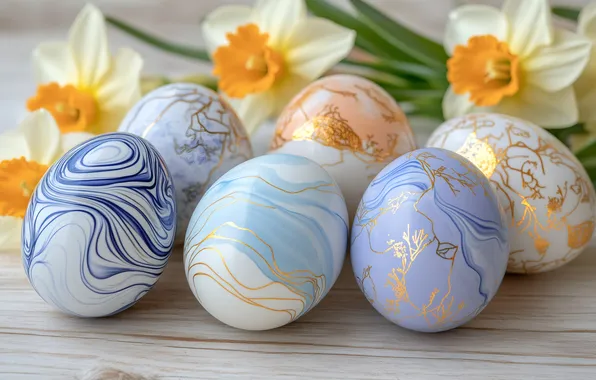 Holiday, eggs, spring, Easter, eggs, AI art, neural network