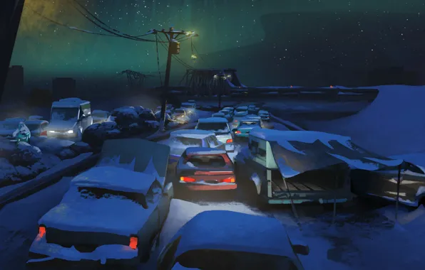 Wallpaper Night, Night, Hinterland Studio, The Long Dark, Indie game ...