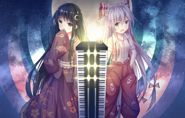 Girls, bow, Touhou, Touhou, Touhou