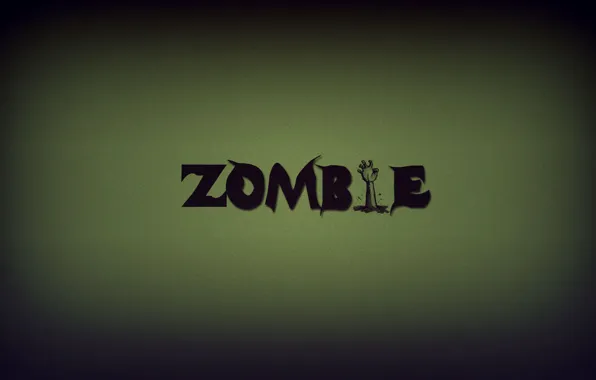 Green, the inscription, hand, zombies, zombie