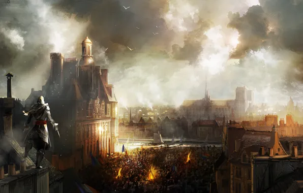 The city, Paris, art, Assassin’s Creed Unity