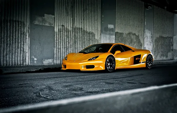 Picture yellow, supercar, HTT Plethore LC-750