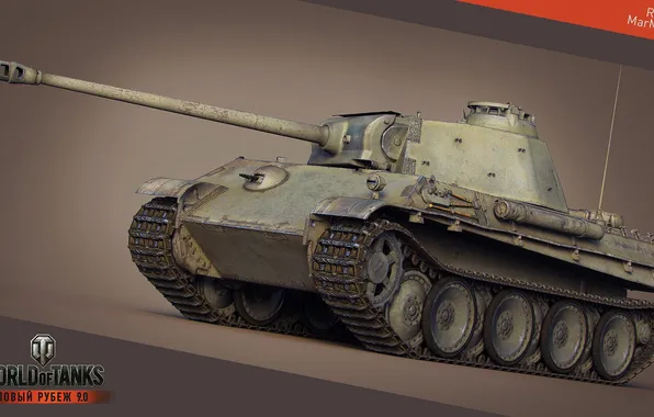 Picture Germany, Panther, tank, tanks, Germany, render, WoT, World of tanks