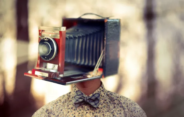 Background, people, camera