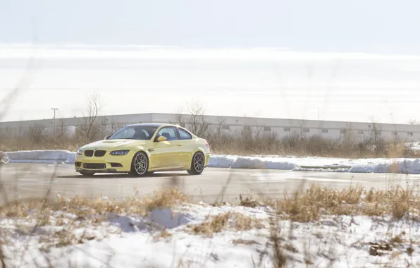 Wallpaper Winter, Snow, E92, M3 for mobile and desktop, section bmw ...