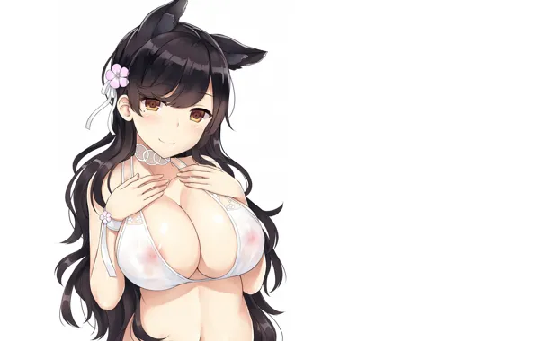 Boobs, big, breast, nothing, brunette, tits, big tits, big boobs