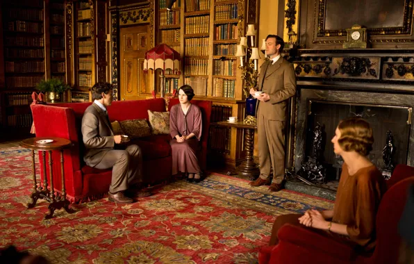 Interior, frame, the series, drama, Downton Abbey