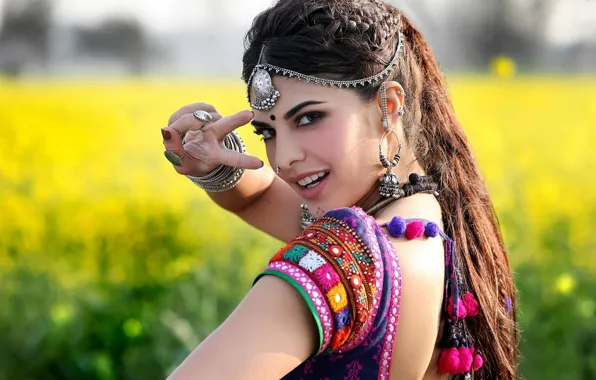 Look, decoration, Girl, India