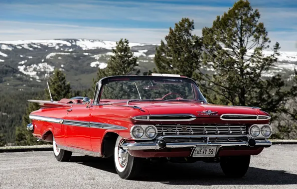 Chevrolet, convertible, Chevrolet, Impala, 1959, Impala