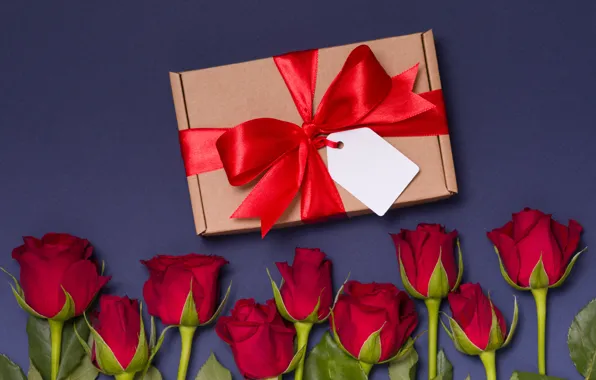 Love, gift, roses, bouquet, red, red, love, flowers