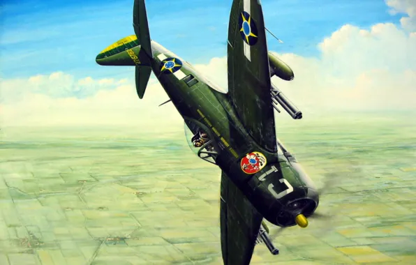 Picture war, ww2, fab, brazilian air force, p-47 thunderbolt