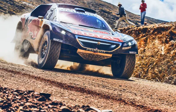 Sand, 2008, Sport, Speed, People, Race, Peugeot, Lights