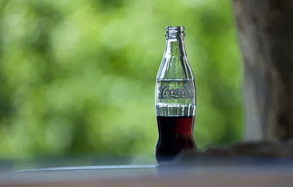Picture background, bottle, coca cola