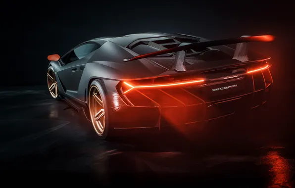Picture rendering, lights, Lamborghini, supercar, Centennial