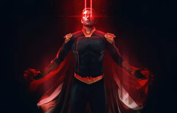 Background, art, costume, lasers, the series, comic, Antony Starr, Boys