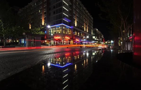 Night, night, usa, Maryland, Maryland, National Harbor