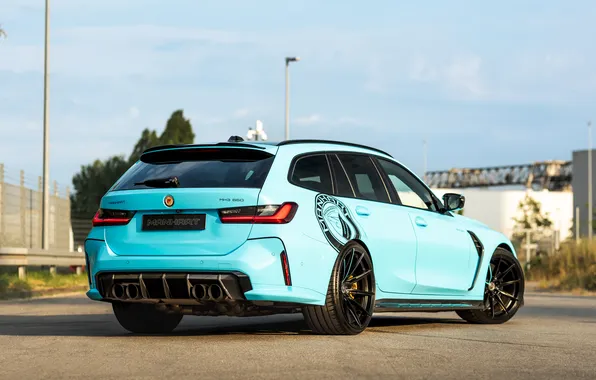 BMW, BMW M3, Track, Rear, Manhart, BMW M3 Touring, M3 Touring, Manhart MH3 Touring