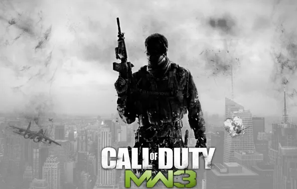 Wallpaper War, Call Of Duty, New York, CoD, MW3, Modern Warfare 3.