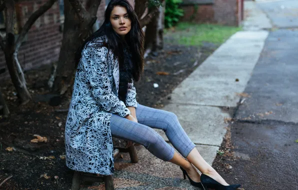 Picture look, style, background, model, Cecille