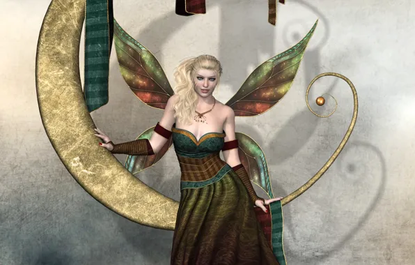 Girl, wings, fairy