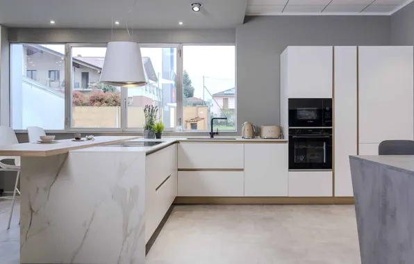 Style, Villa, interior, Italy, kitchen, dining room, dining area, Italian design