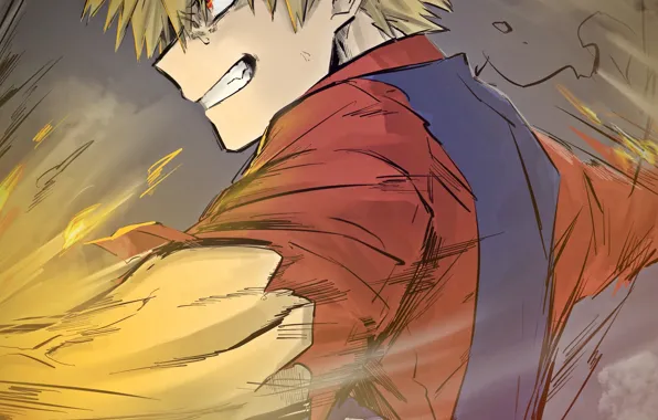 Guy, My Hero Academia, Boku No Hero Academy, Bakugou Katsuki, My Hero Academy, Bakuga Katsuki