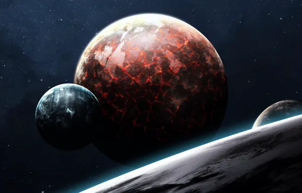 Stars, Planet, Space, Planet, Planets, Art, Stars, Space