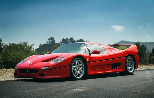 Ferrari, Red, F50