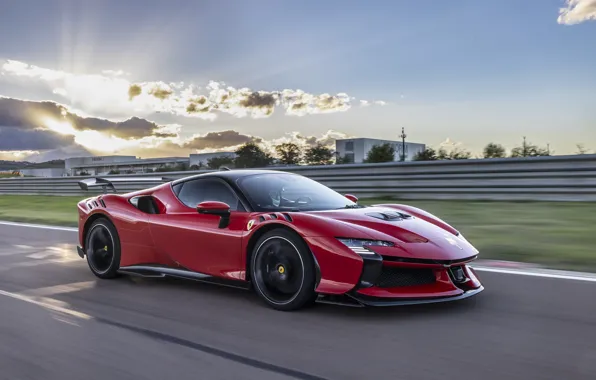 Download wallpaper car, Ferrari, sky, SF90, Ferrari SF90 Stradale