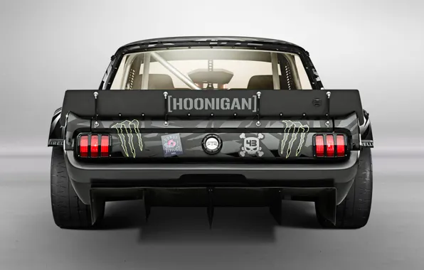 Picture Mustang, Ford, 1965, RTR, Block, Ken, Gymkhana, Rear