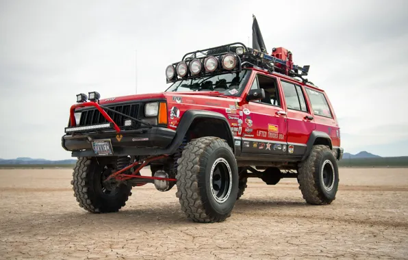 Picture desert, SUV, Jeep