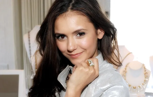 Girl, actress, ring, beauty, the series, Nina Dobrev, The Vampire Diaries, the vampire diaries