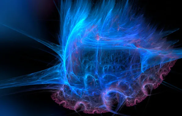 Light, pattern, smoke, color, gas, fractal
