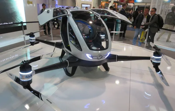 Technology, drone, Ehang 184, aerial vehicle