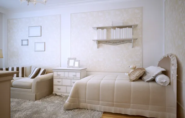 Design, furniture, bed, interior, children's room, Interiors, Kids Room