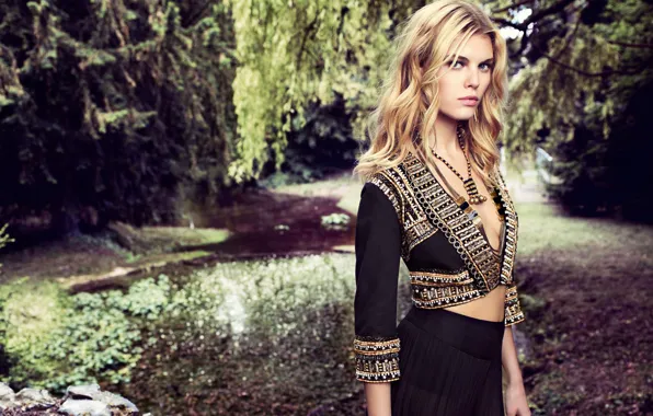 Picture girl, pose, hair, Marina Linchuk, Marina Linchuk