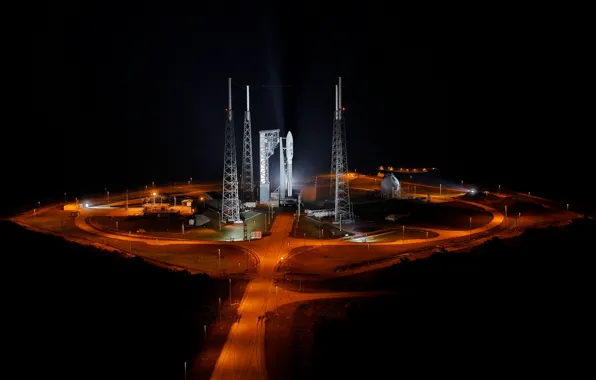 Lights, rocket, Playground