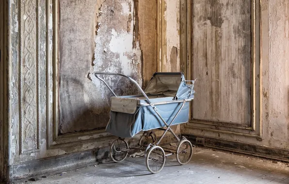 Picture background, room, stroller