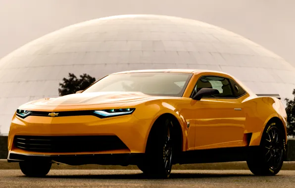Picture car, Concept, Chevrolet, Camaro, Transformers 4, Bumblebe, Transformers 4