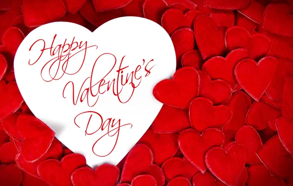 Picture hearts, red, love, heart, romantic, Valentine's Day, Happy