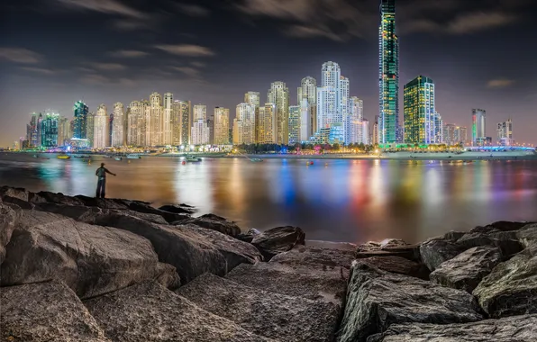 Dubai, Jumeirah Beach Residence, Fisherman
