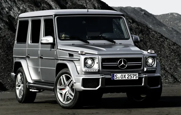 Picture mountains, Mercedes-Benz, jeep, SUV, Mercedes, AMG, the front, g