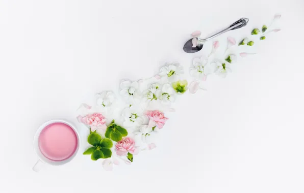 Flowers, background, bouquet, frame, Flowers, bundle