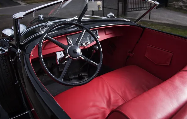 Retro, 1929, Boattail, the interior of the car, Speedsterster, Auburn 8-90, Auburn 8-90 Boattail Speedsterster