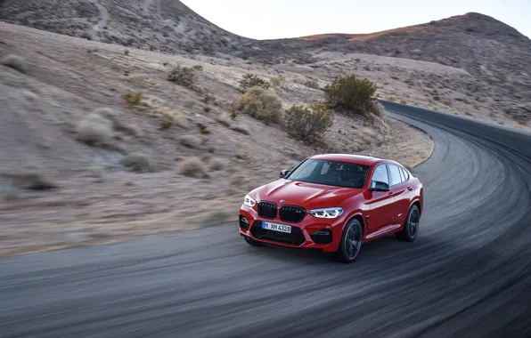Machine, movement, speed, turn, BMW, crossover, Competition, X4M