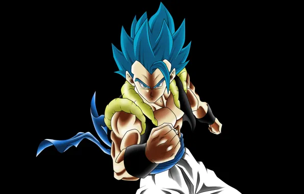 Guy, black background, Dragon Ball, Dragonball
