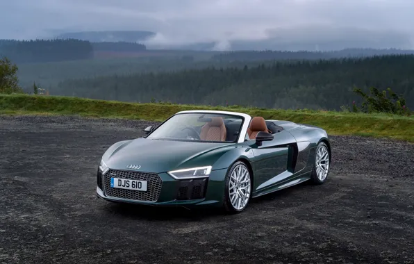 Audi R8, Spyder, V10, More, 2017