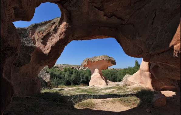 Mountains, Turkey, caves, Cappadocia, Cappadocia, Cappadocia