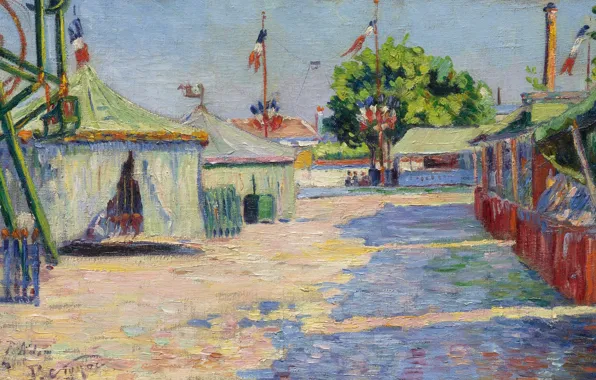 Picture, genre, Paul Signac, Holiday in Anyer